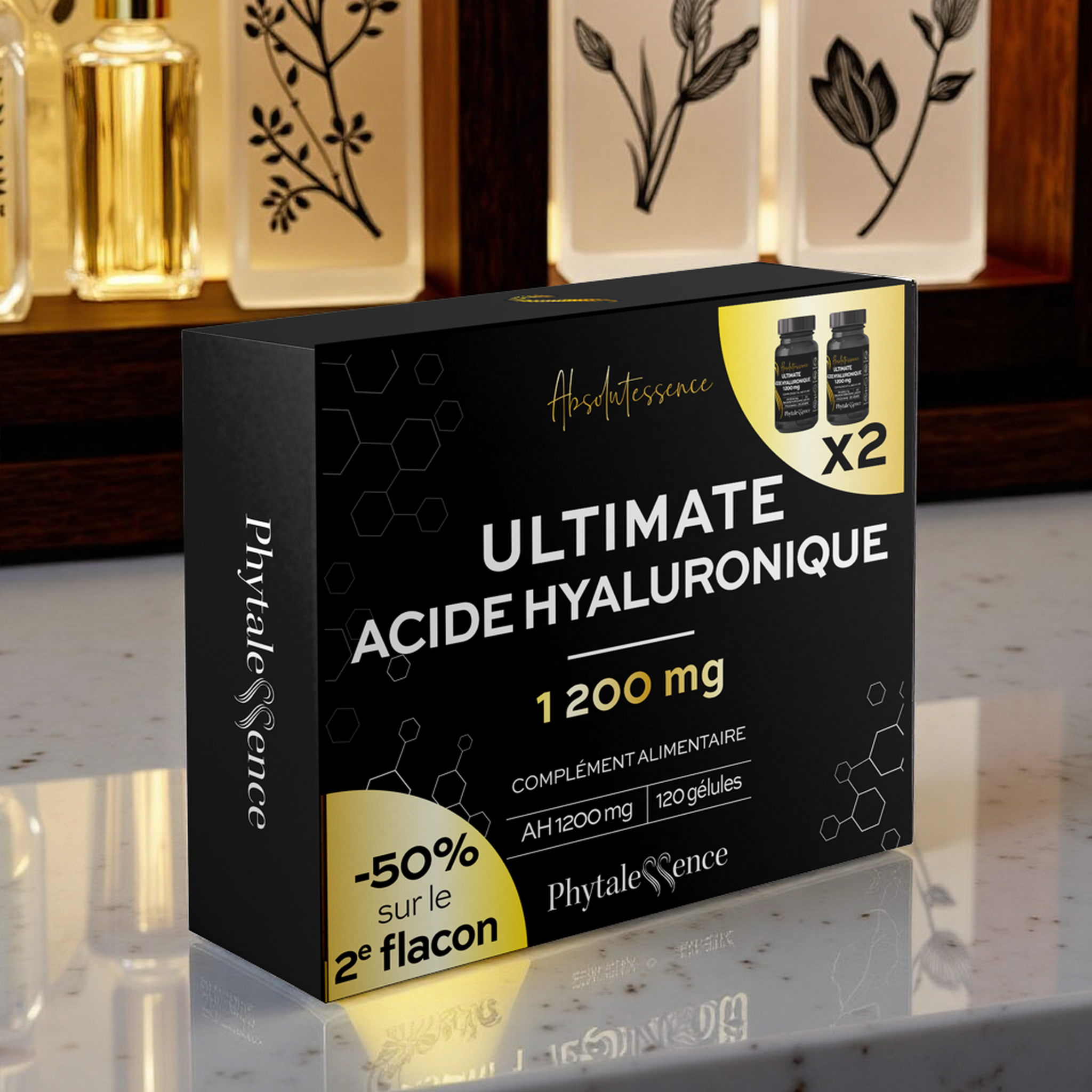 ULTIMATE ACIDE HYALURONIQUE 1200 MG - DUO