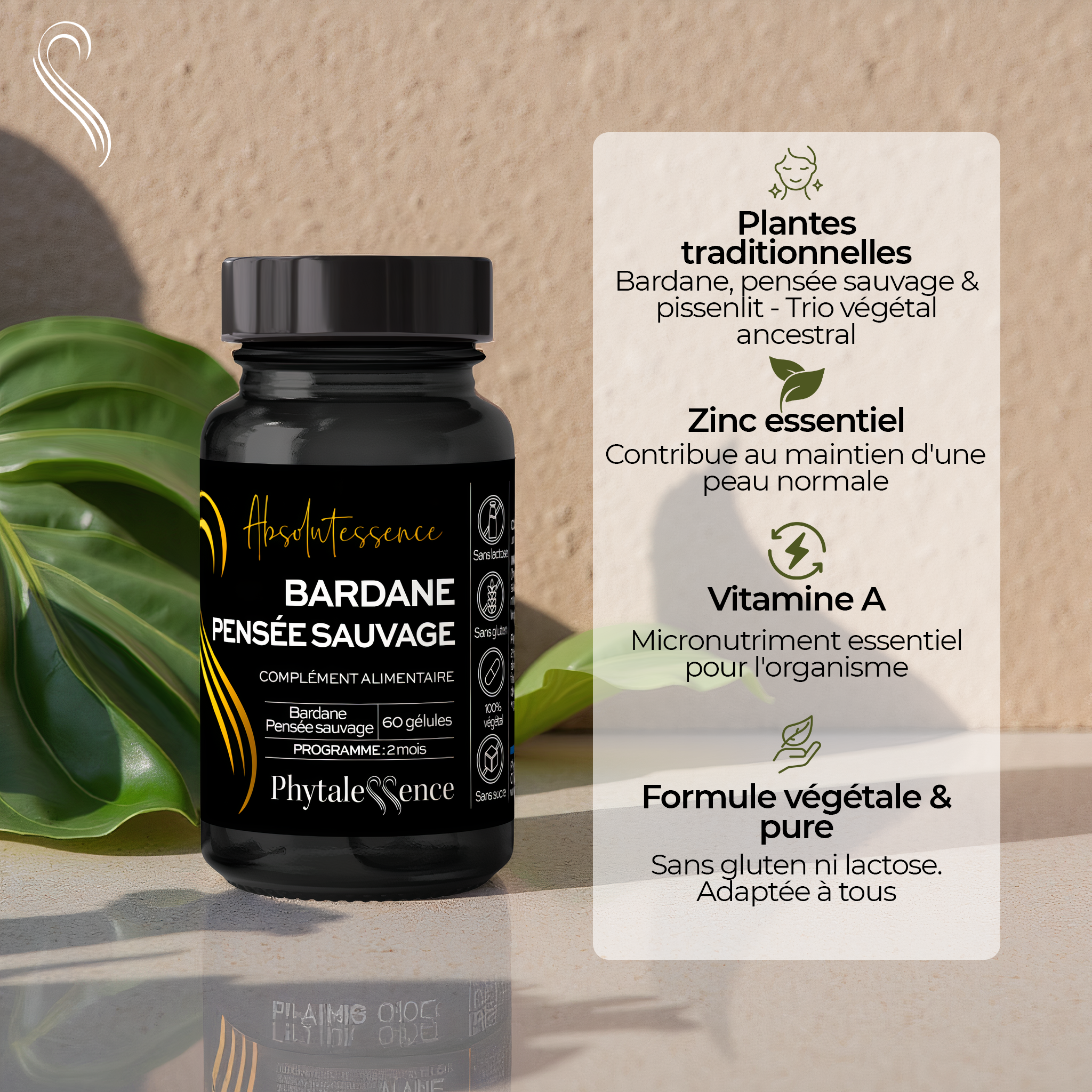 BARDANE PENSÉE SAUVAGE