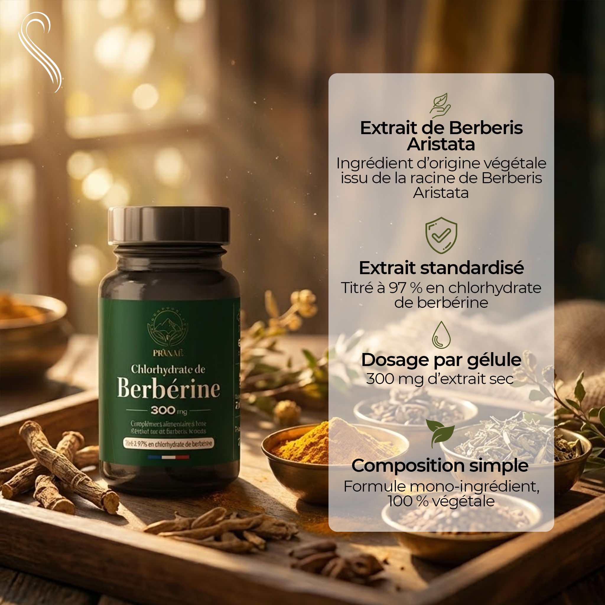 CHLORHYDRATE DE BERBÉRINE