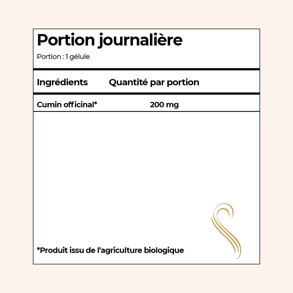 CUMIN - Mono plante Bio