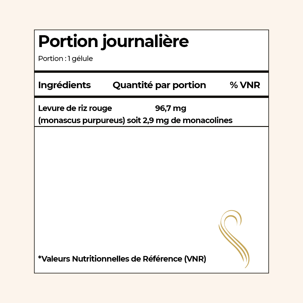 LEVURE DE RIZ ROUGE