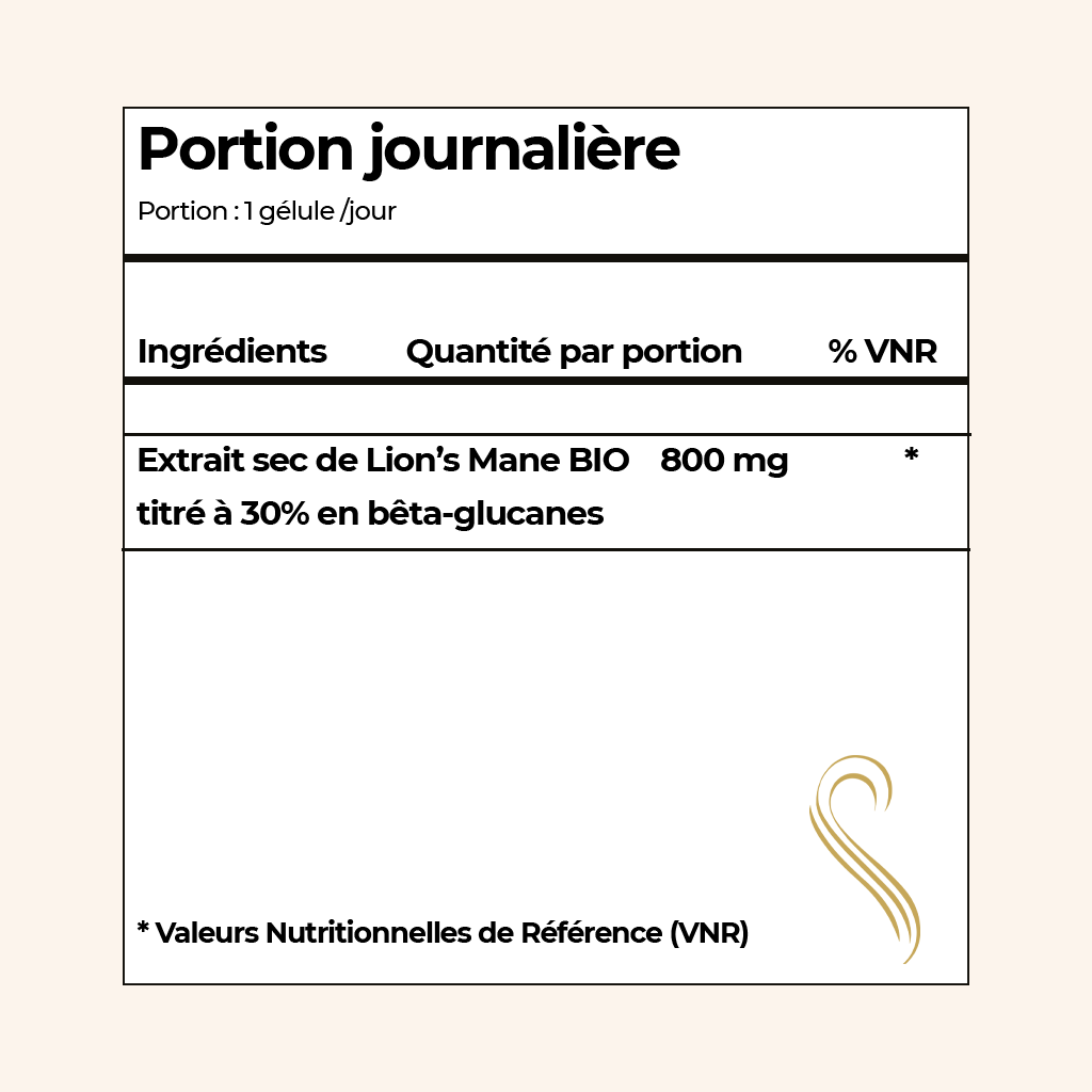 LION'S MANE - Champignon Bio