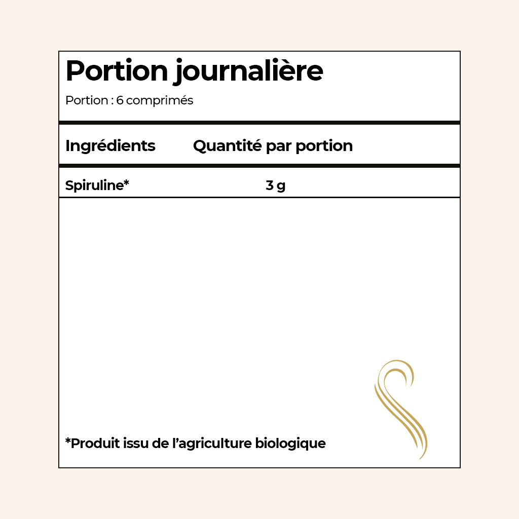 SPIRULINE - Mono plante Bio