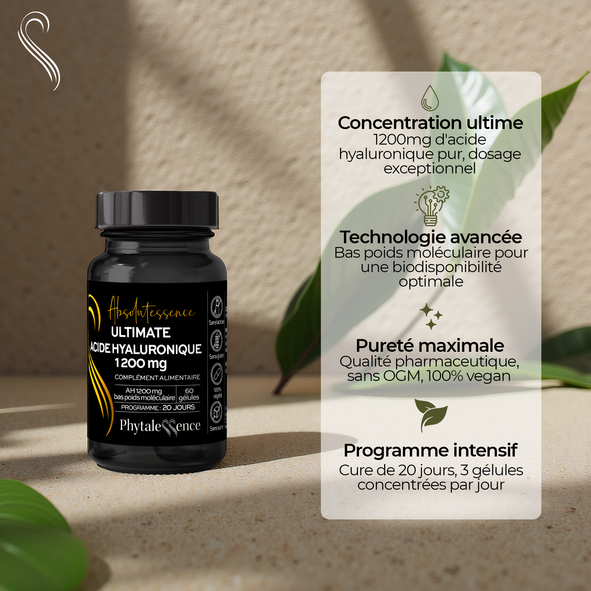 ULTIMATE ACIDE HYALURONIQUE 1200 mg