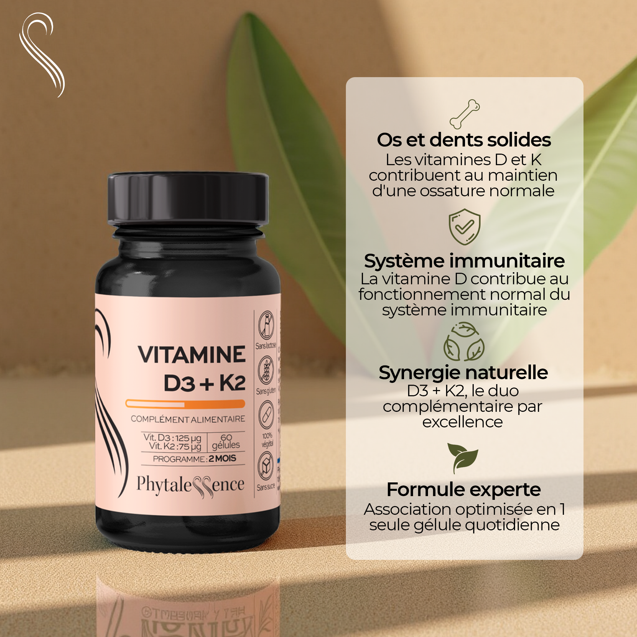 VITAMINE D3 + K2