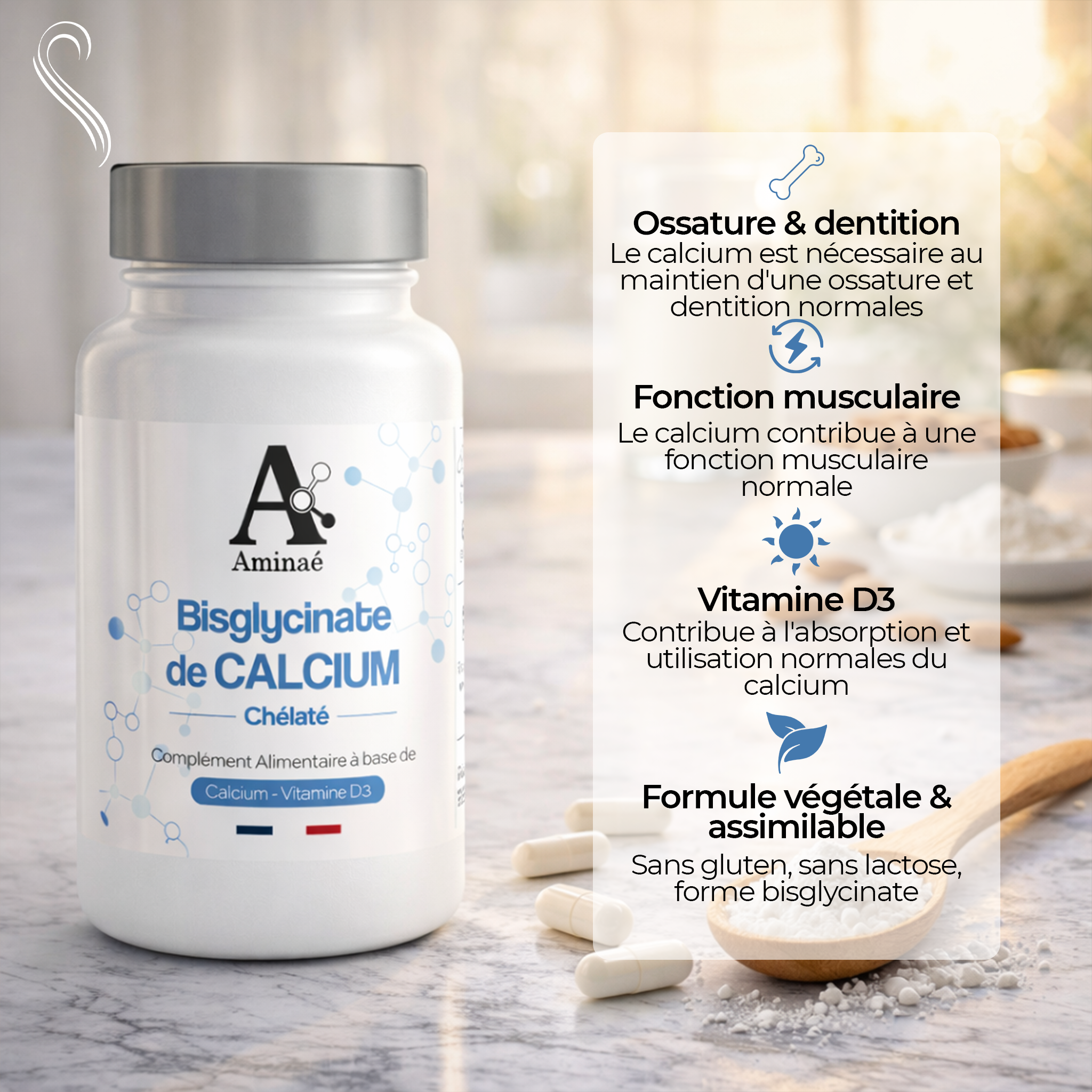 BISGLYCINATE DE CALCIUM
