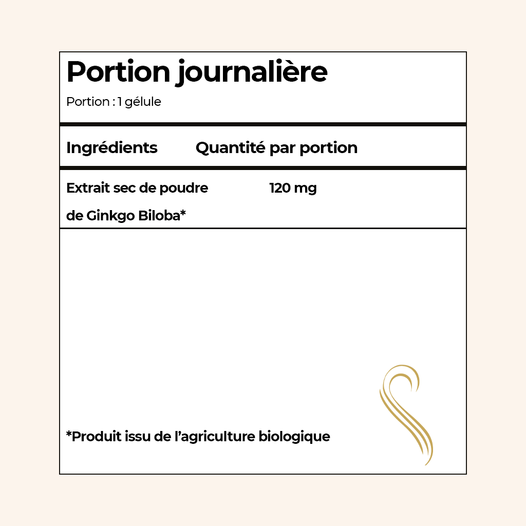 GINKGO - Mono plante Bio