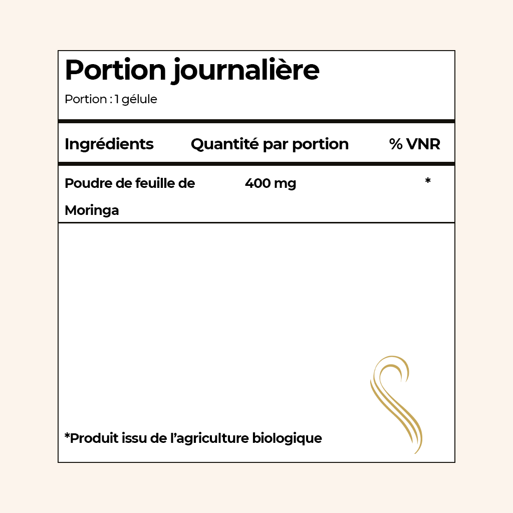 POLVO DE HOJA DE MORINGA ORGÁNICA