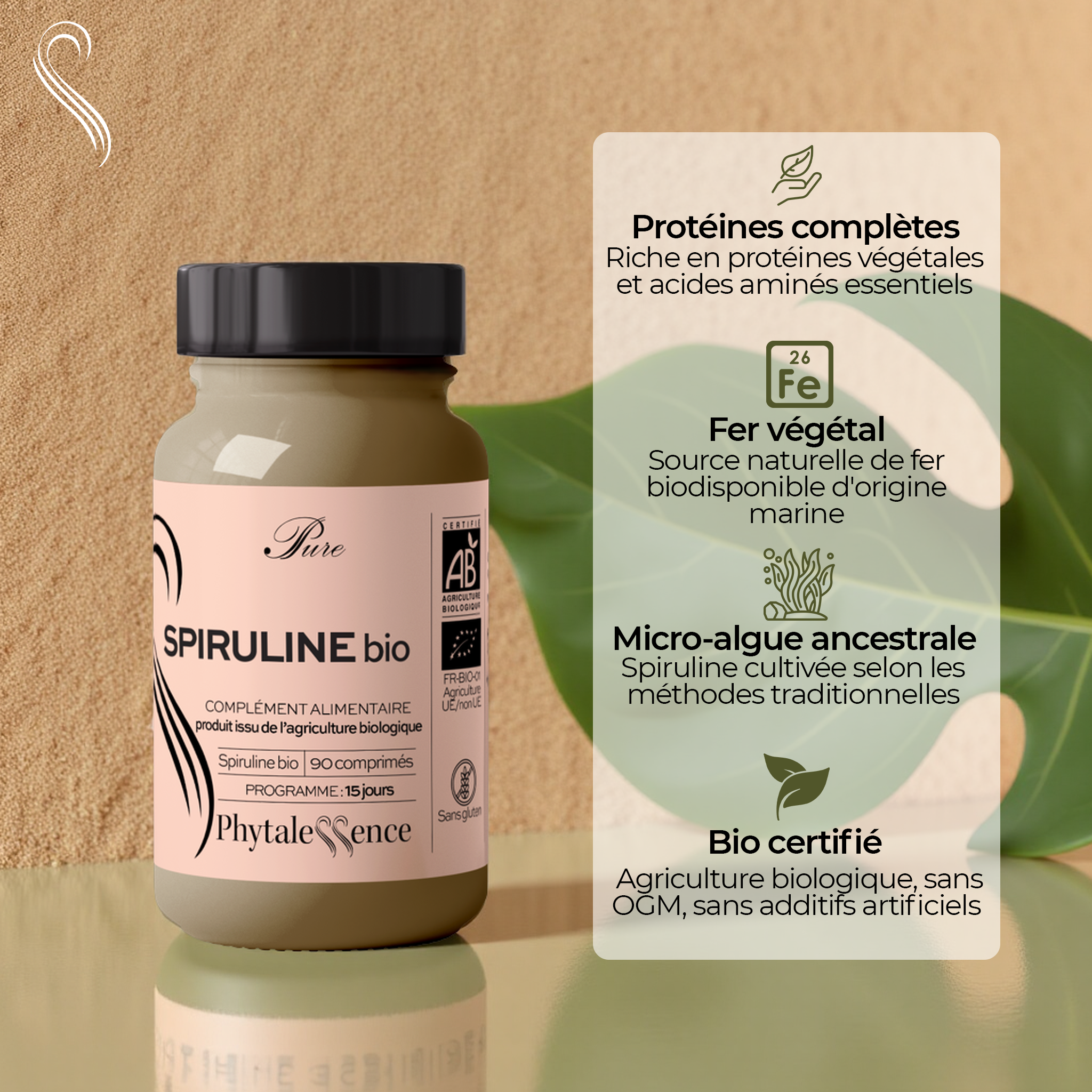 SPIRULINE - Mono plante Bio