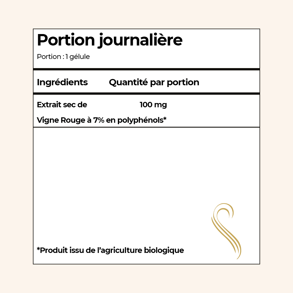 EXTRACTO SECO DE VID ROJA ORGÁNICA